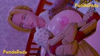 Attack On Titan 3D hentai - Annie Leonhart sex with iron Titan at her bedroom at night
